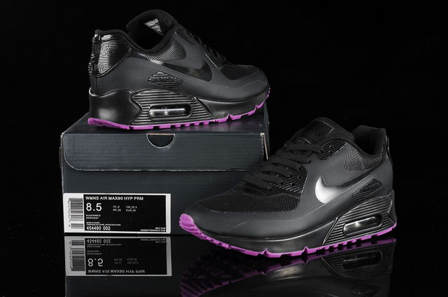 Womens Nike Air Max 90 Hyperfuse With Black Rose - Click Image to Close
